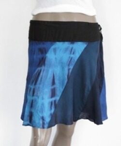 SUKNĚ MINI CHITA - MODRÁ