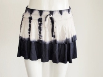 SUKNĚ MINI LUCY - BÍLO ČERNÁ