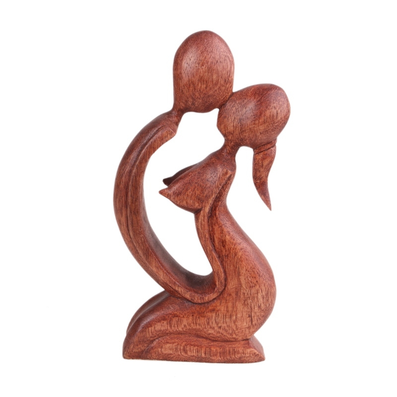 ABSTRAKT DVOJICE KLASIK HNĚDÝ 20 cm