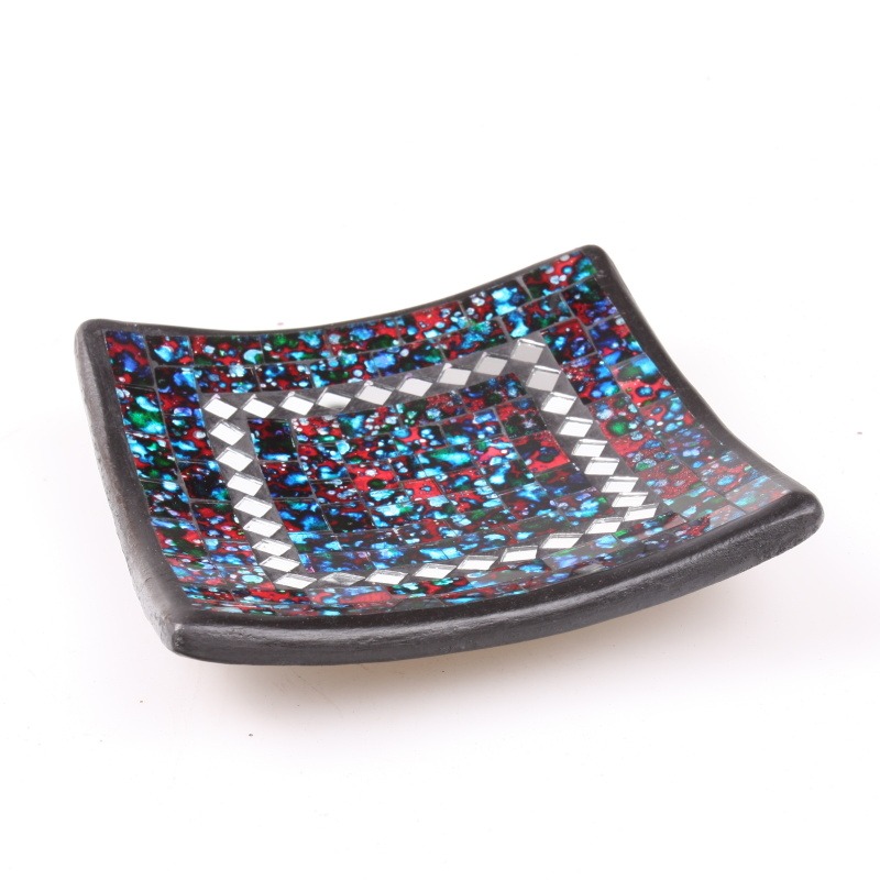 dekorační miska mosaika čtverec 15 cm