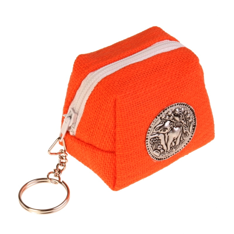 KLÍČENKA BAVLNA ORANŽOVÁ