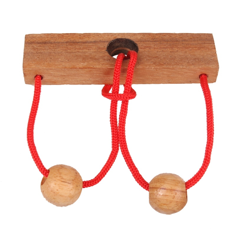 DŘEVĚNÝ HLAVOLAM KAPŘÍ OČI - STRING PUZZLE