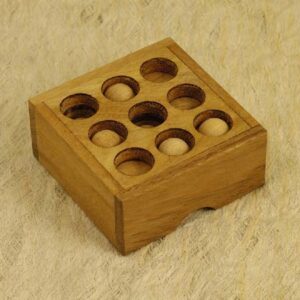 DŘEVĚNÝ HLAVOLAM SPEČENÁ VEJCE