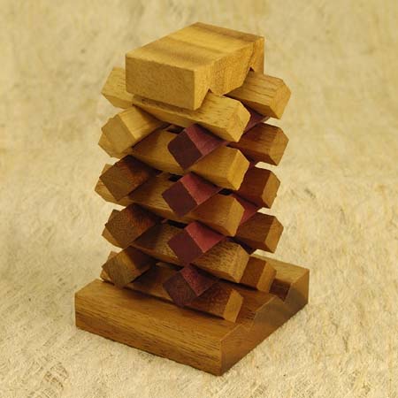 DŘEVĚNÝ HLAVOLAM HORMON - HERMON