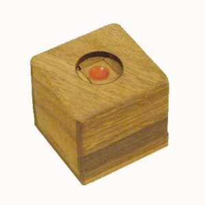 DŘEVĚNÝ HLAVOLAM HRACÍ KOSTKA - DICE BOX