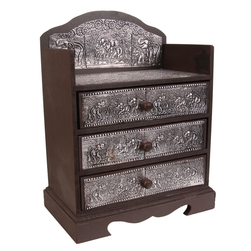 ŠPERKOVNICE S  ŠUPLÍKY A ODKLADIŠTĚM