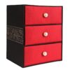 ŠPERKOVNICE 3 ŠUPLÍKY ČERVENÁ