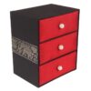 ŠPERKOVNICE 3 ŠUPLÍKY ČERVENÁ