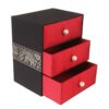 ŠPERKOVNICE 3 ŠUPLÍKY ČERVENÁ