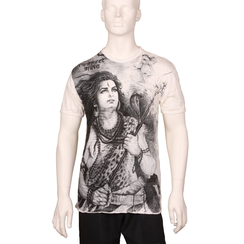 TRIČKO PÁNSKÉ SURE ŠIVA BÍLÉ