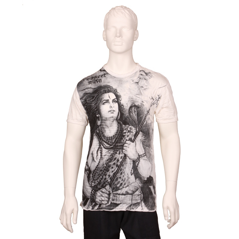 TRIČKO PÁNSKÉ SURE ŠIVA BÍLÉ L