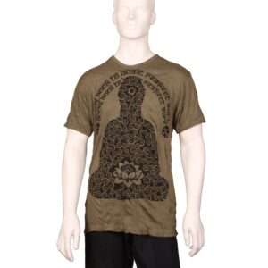 TRIČKO PÁNSKÉ SURE BUDDHA LOTOS ZELENÉ