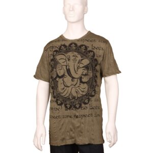 TRIČKO PÁNSKÉ SURE GANÉŠA ÓM ZELENÉ XL