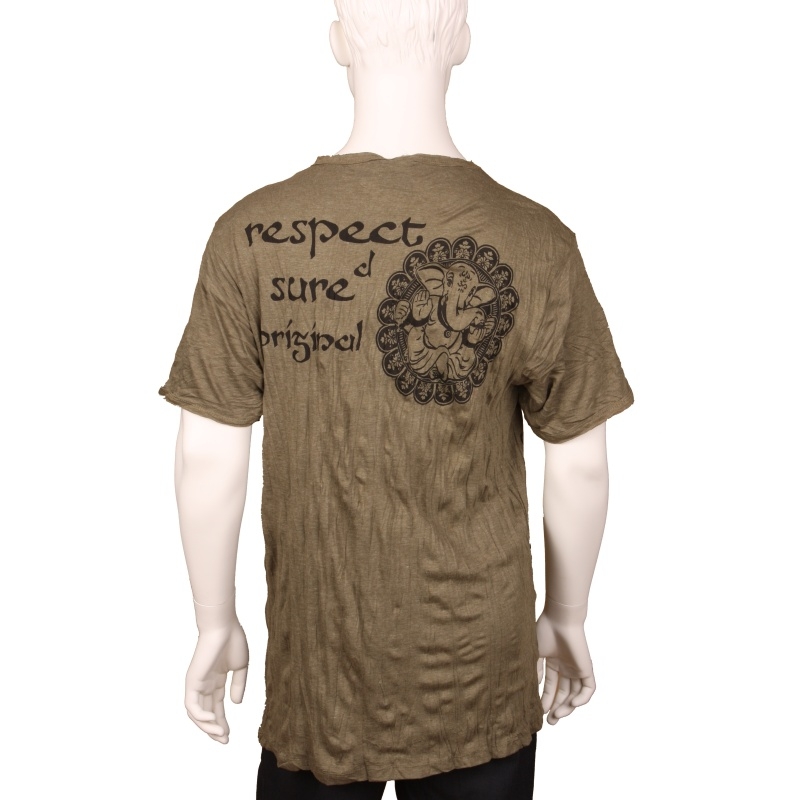 TRIČKO PÁNSKÉ SURE GANÉŠA ÓM ZELENÉ