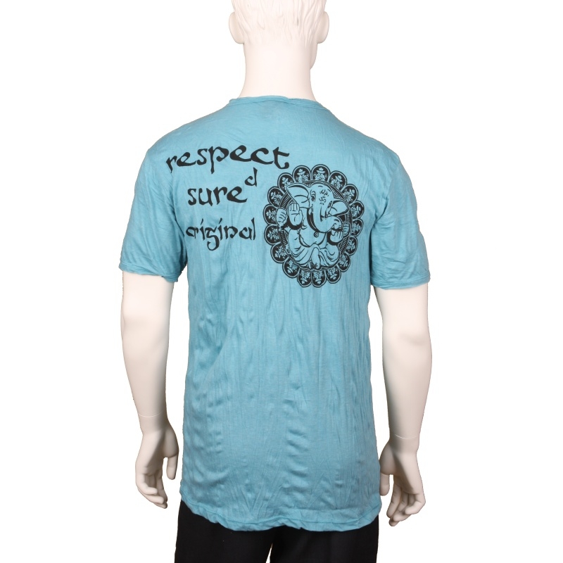 TRIČKO PÁNSKÉ SURE GANÉŠA ÓM TYRKYS L