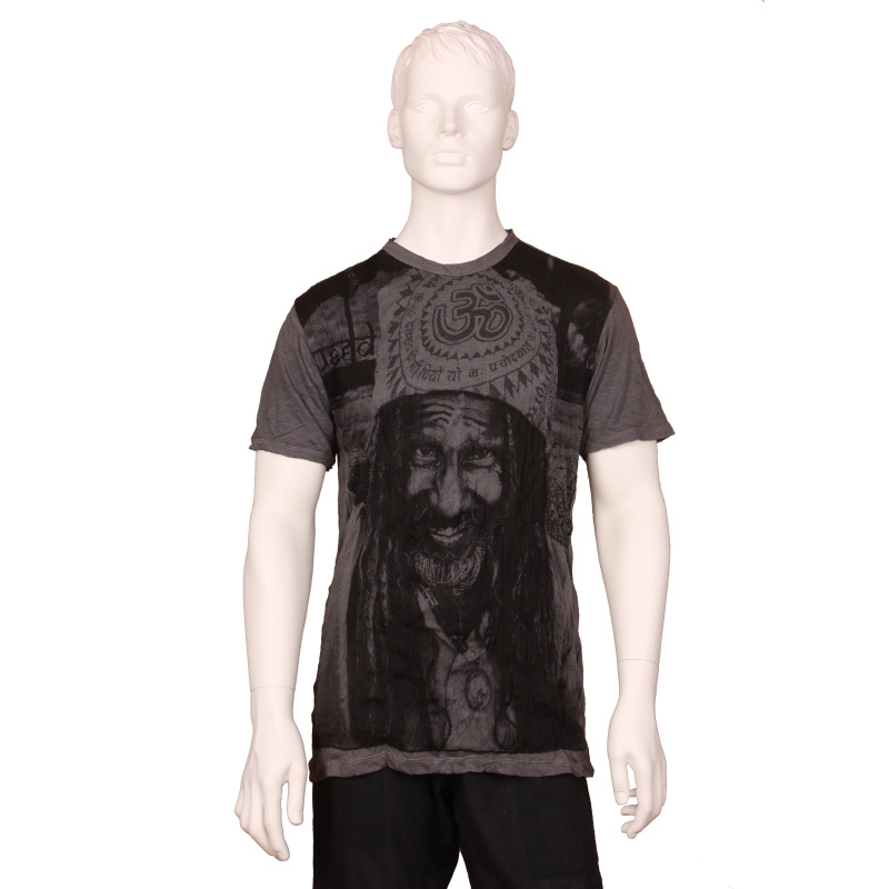 TRIČKO PÁNSKÉ SURE SVATÝ MUŽ ŠEDÉ