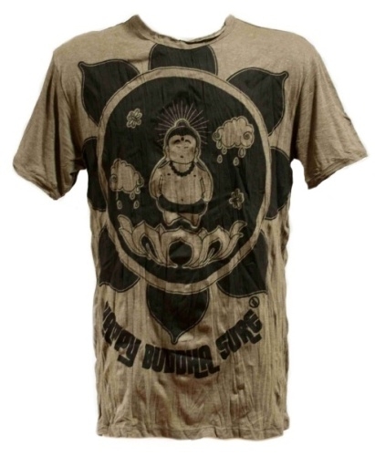 TRIČKO PÁNSKÉ SURE HAPPY BUDDHA KHAKI TRIČKO PÁNSKÉ SURE HAPPY BUDDHA