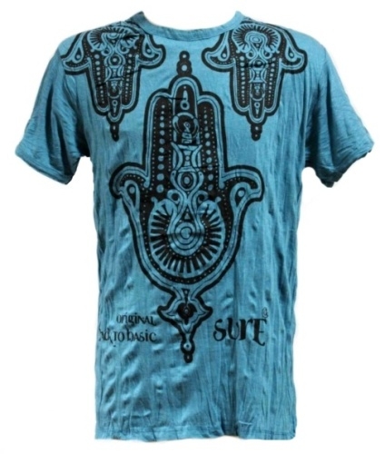 TRIČKO PÁNSKÉ SURE KHAMSA TYRKYS TRIČKO PÁNSKÉ SURE KHAMSA