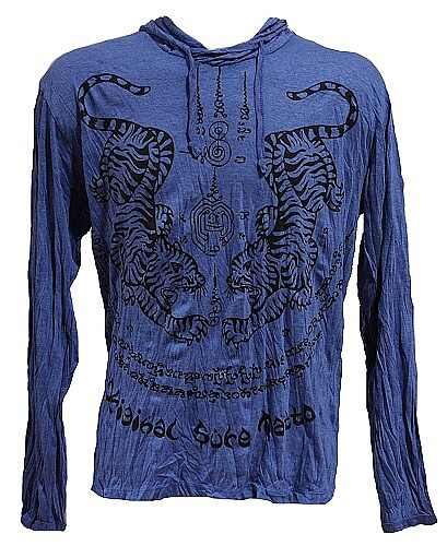 TRIČKO S KAPUCÍ SURE TYGŘI MODRÉ TRIČKO S KAPUCÍ SURE TYGŘI