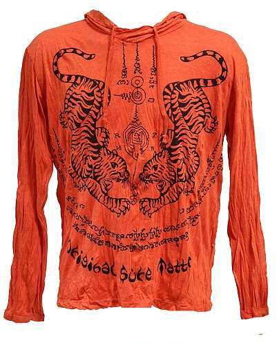 TRIČKO S KAPUCÍ SURE TYGŘI ORANŽOVÉ TRIČKO S KAPUCÍ SURE TYGŘI