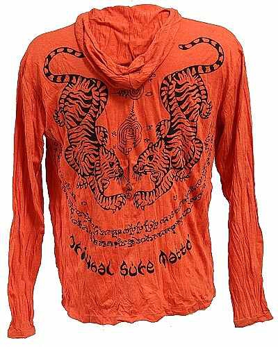 TRIČKO S KAPUCÍ SURE TYGŘI ORANŽOVÉ_product TRIČKO S KAPUCÍ SURE TYGŘI