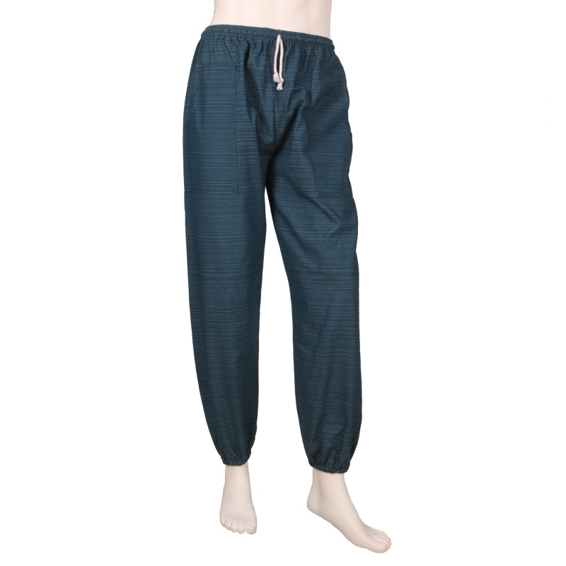 KALHOTY PÁNSKÉ PROUŽKOVANÉ PETROLEJ