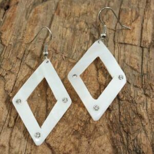 NÁUŠNICE PERLEŤ SE ZIRKONY KOSO