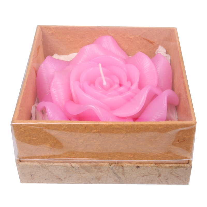 SVÍČKA RŮŽE V DÁRKOVÉ KRABIČCE 03