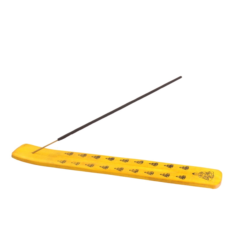 STOJÁNEK NA VONNÉ TYČINKY POTISK ŽLUTÝ BUDDHA