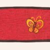 PENĚŽENKA LÁTKOVÁ S VÝŠIVKOU MOTÝL