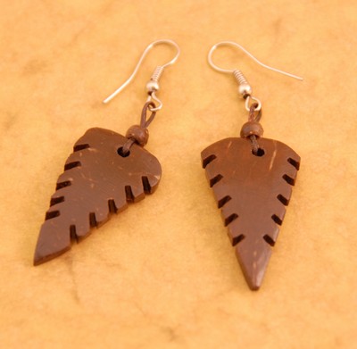 NÁUŠNICE KOKOS LÍSTEK