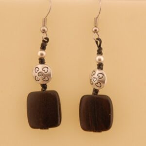 NÁUŠNICE PLACKA DŘEVO KOV KYTKY