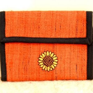 PENĚŽENKA HEMP SLUNEČNICE ORANŽOVÁ