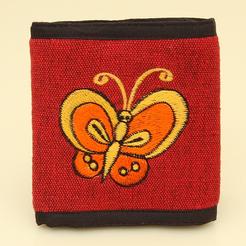 PENĚŽENKA  MOTÝL ČERVENÝ