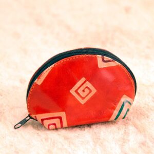 PENĚŽENKA ČERVENÁ SPIRÁLY