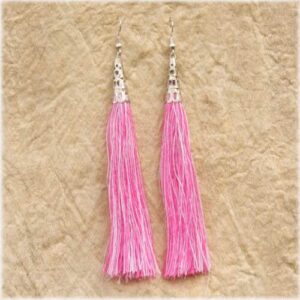 RŮŽOVÉ NÁUŠNICE ŠTĚTKA