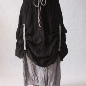 SUKNĚ / ŠATY DVOUVRSTVÁ ČERNÁ